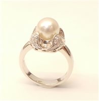 Anello Salvini Donna in Oro bianco Perla N74068Q-15 - N74068Q-15